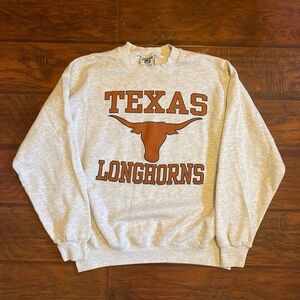 Vintage Lee Texas Longhorns Gray Sweatshirt